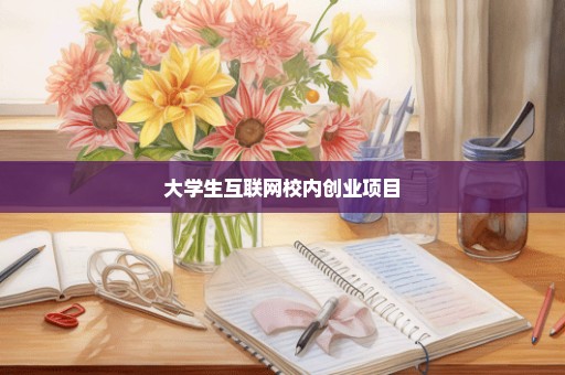 大学生互联网校内创业项目