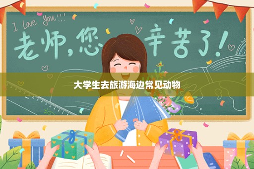 大学生去旅游海边常见动物