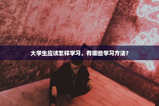 大学生应该怎样学习，有哪些学习方法？