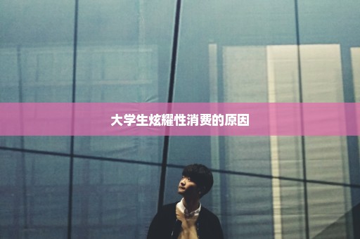 大学生炫耀性消费的原因