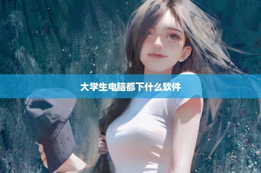 大学生电脑都下什么软件