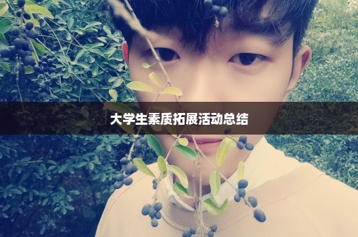 大学生素质拓展活动总结