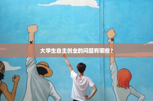 大学生自主创业的问题有哪些？