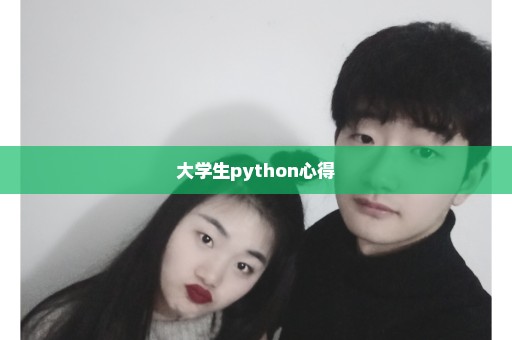 大学生python心得