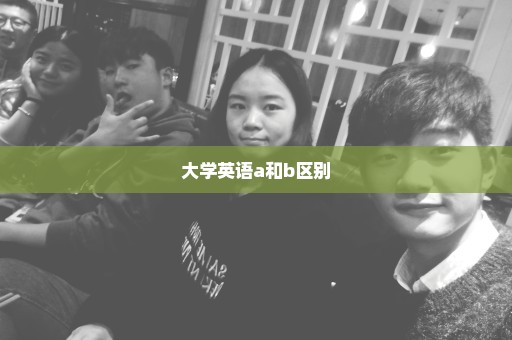 大学英语a和b区别