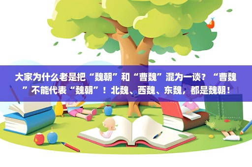 大家为什么老是把“魏朝”和“曹魏”混为一谈？“曹魏”不能代表“魏朝”！北魏、西魏、东魏，都是魏朝！