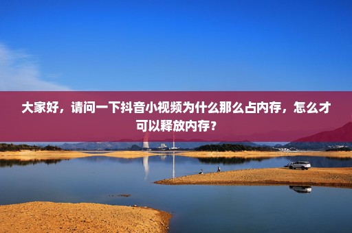 大家好，请问一下抖音小视频为什么那么占内存，怎么才可以释放内存？