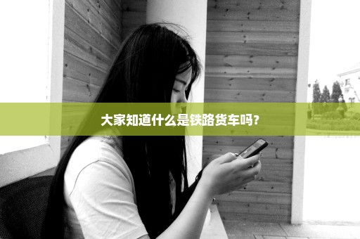 大家知道什么是铁路货车吗？