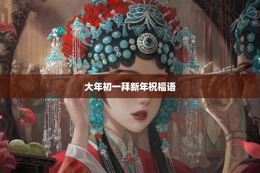 大年初一拜新年祝福语