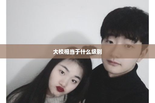 大校相当于什么级别