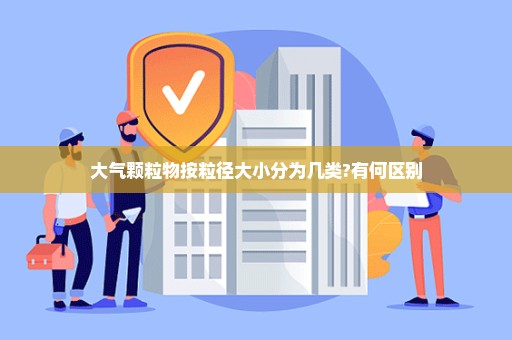 大气颗粒物按粒径大小分为几类?有何区别
