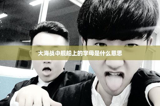 大海战中舰船上的字母是什么意思