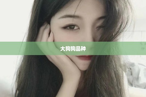 大狗狗品种
