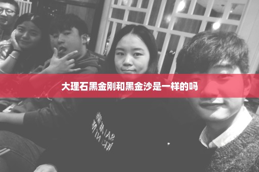 大理石黑金刚和黑金沙是一样的吗