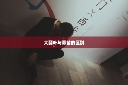 大蒜叶与蒜苗的区别