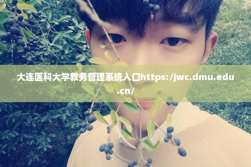 大连医科大学教务管理系统入口https://jwc.dmu.edu.cn/