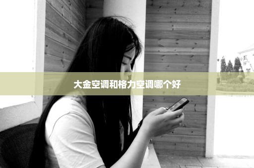 大金空调和格力空调哪个好