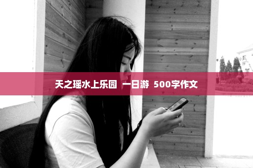 天之瑶水上乐园  一日游  500字作文