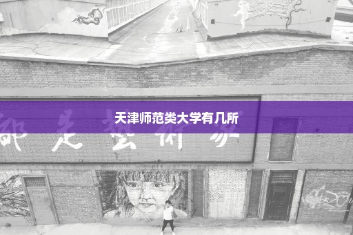 天津师范类大学有几所