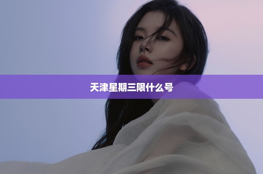 天津星期三限什么号
