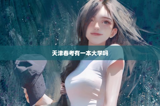 天津春考有一本大学吗