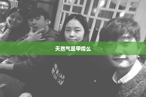 天然气是甲烷么