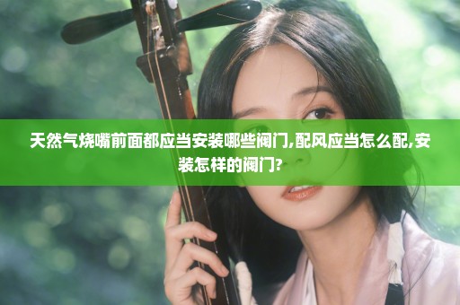 天然气烧嘴前面都应当安装哪些阀门,配风应当怎么配,安装怎样的阀门?