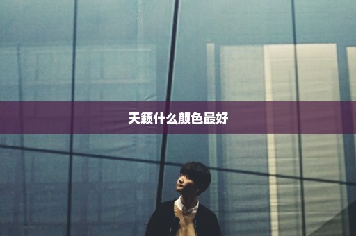 天籁什么颜色最好