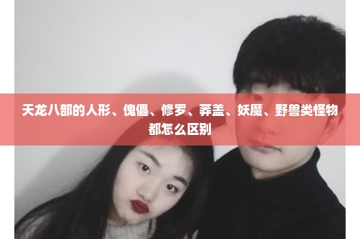 天龙八部的人形、傀儡、修罗、莽盖、妖魔、野兽类怪物都怎么区别