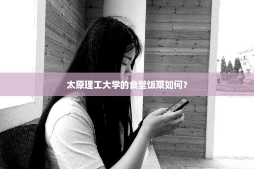 太原理工大学的食堂饭菜如何？