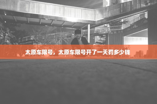 太原车限号，太原车限号开了一天罚多少钱 