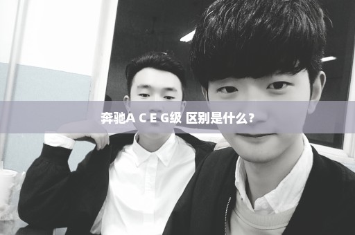 奔驰A C E G级 区别是什么？