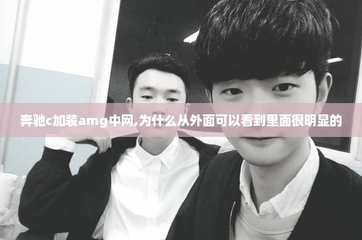 奔驰c加装amg中网,为什么从外面可以看到里面很明显的