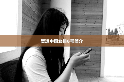 奥运中国女排6号简介