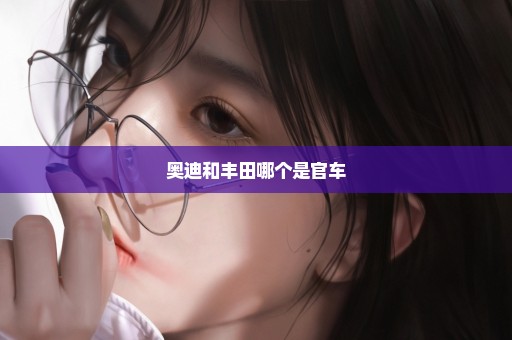 奥迪和丰田哪个是官车
