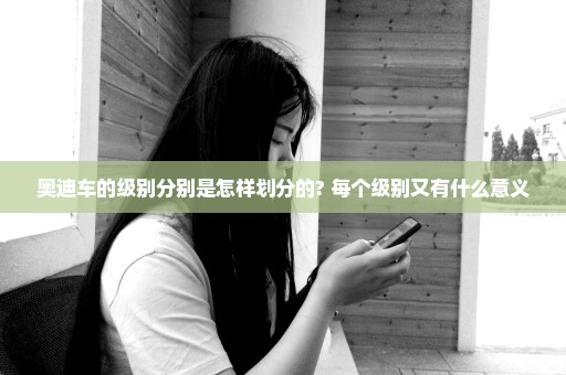 奥迪车的级别分别是怎样划分的? 每个级别又有什么意义