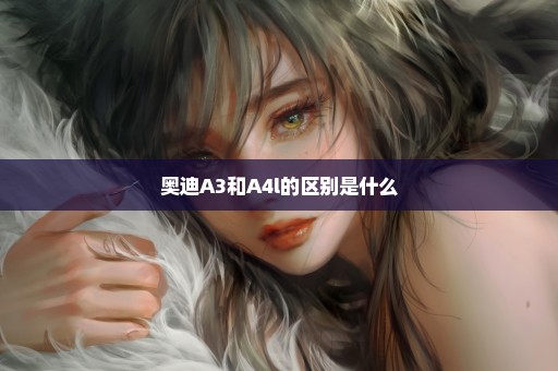 奥迪A3和A4l的区别是什么