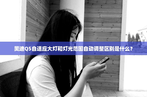 奥迪Q5自适应大灯和灯光范围自动调整区别是什么？