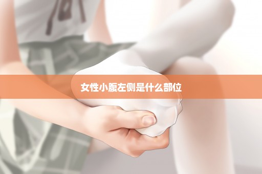 女性小腹左侧是什么部位