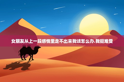 女朋友从上一段感情里走不出来我该怎么办.我挺难受