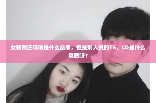 女装我还晓得是什么意思，但是别人说的TS、CD是什么意思呀？