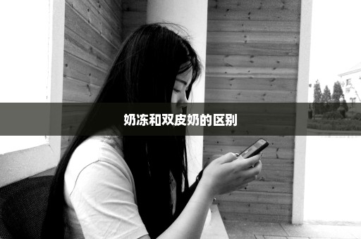 奶冻和双皮奶的区别