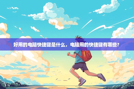 好用的电脑快捷键是什么，电脑用的快捷键有哪些? 