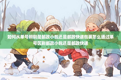 如何从单号辨别是邮政小包还是邮政快递包裹怎么通过单号区别邮政小包还是邮政快递