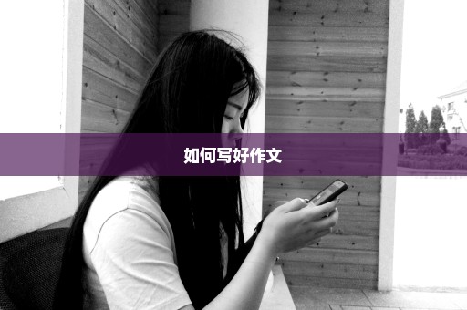 如何写好作文