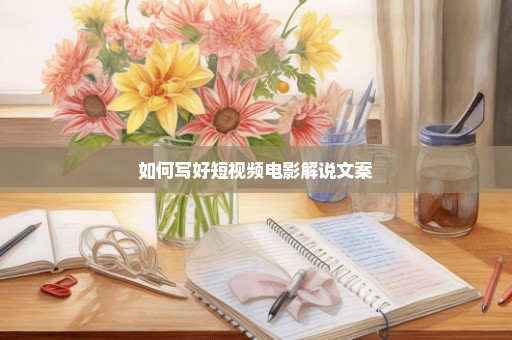 如何写好短视频电影解说文案