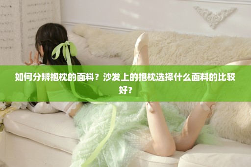如何分辨抱枕的面料？沙发上的抱枕选择什么面料的比较好？