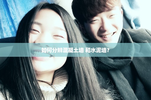 如何分辨混凝土墙 和水泥墙？