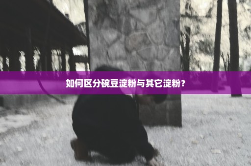 如何区分碗豆淀粉与其它淀粉？