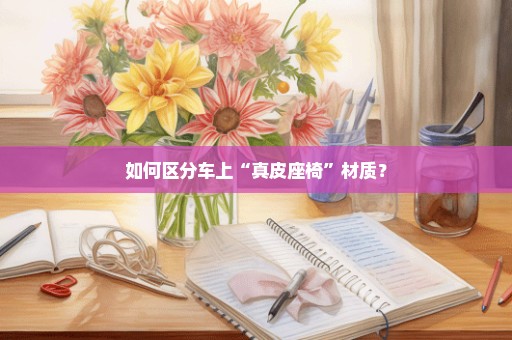 如何区分车上“真皮座椅”材质？